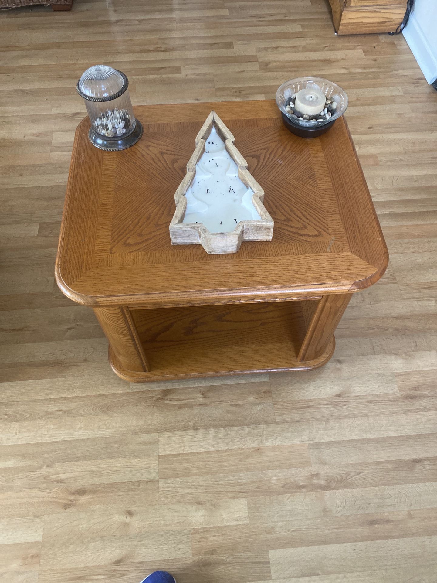 Solid Wood End Table