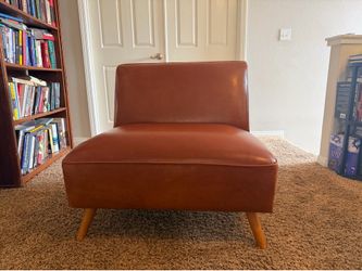 Huxley mid century armless chair