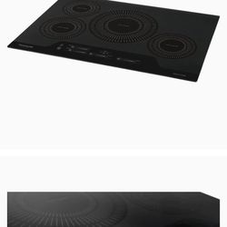 New Frigidaire Electric 30in Cooktop Black 