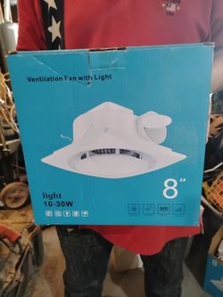 2 Ventilation fans with lights
