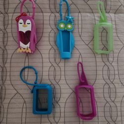 5 Small Hand Sanitizer Holders 