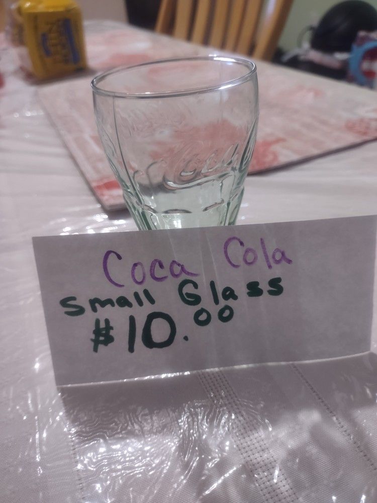 Coca Cola Glass Small 