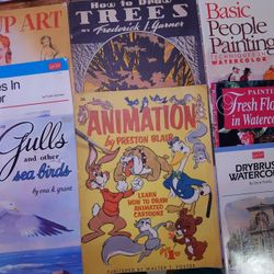 Vintage Art Books To Help You Draw, Etc.