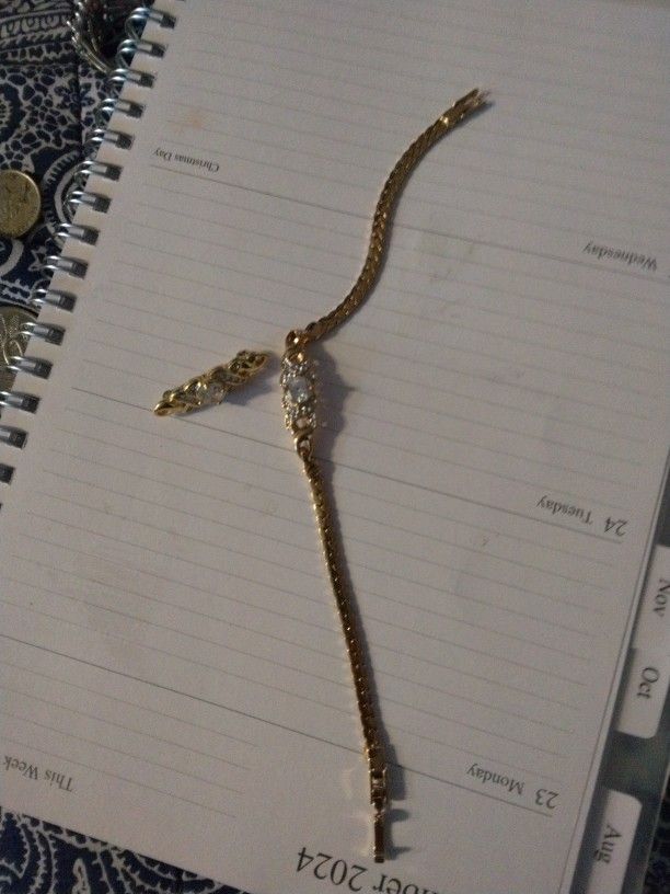 14k Lind Bracelet And Pin