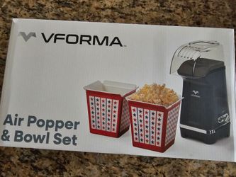 Air popcorn Popper & Bowl Set