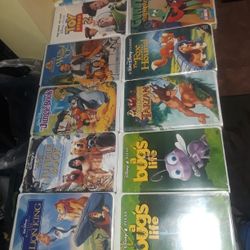 Disney And PIXAR COLLECTABLE VHS TAPES EARLY 90'S