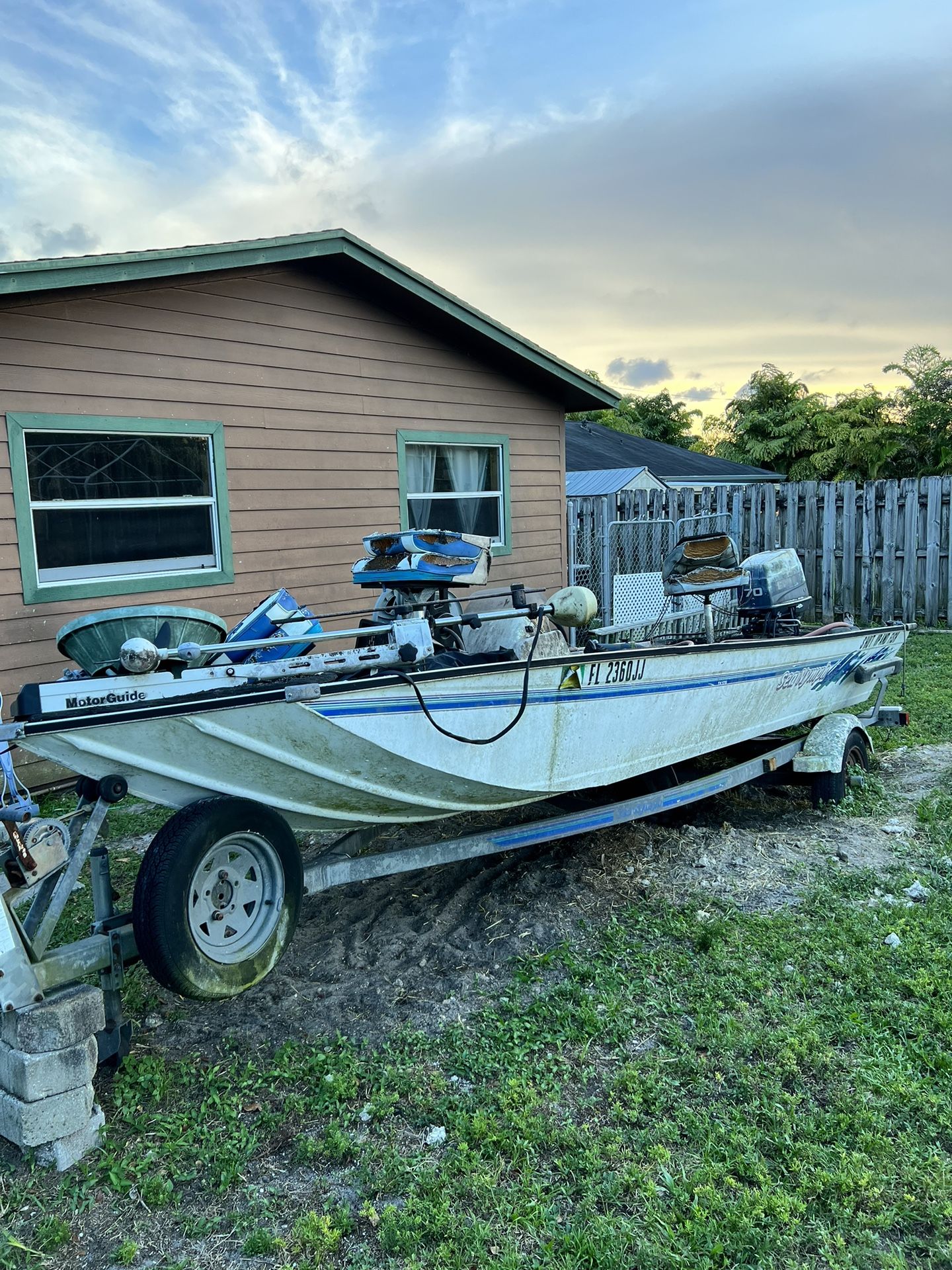16’ Bass Boat Sea Nymph for Sale in Pompano Beach, FL OfferUp