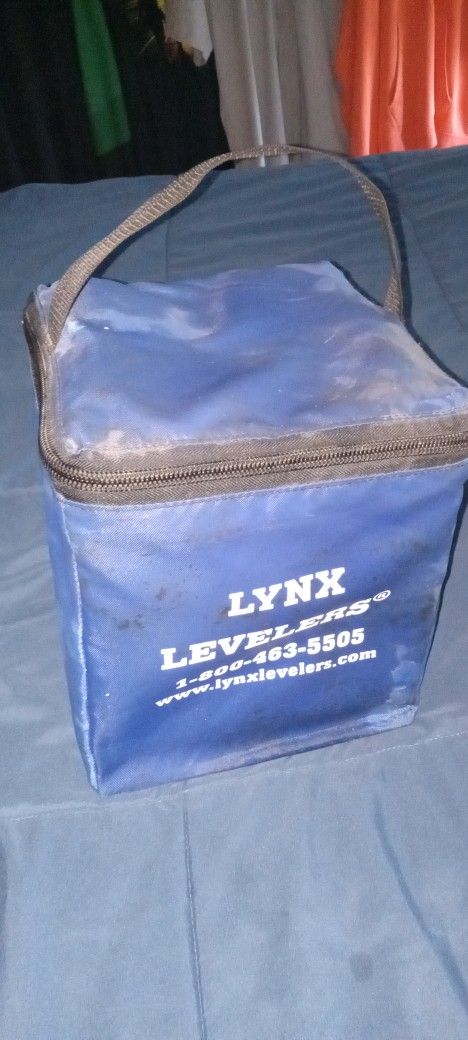 Zipup Bag Of 10 Factory Lynx Heavy Duty Orange Leveler Set