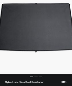 Cybertruck Glass Roof Sunshade