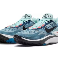 Nike Air Zoom GT Cut 2 Industrial Blue Jade Ice Shoes DJ6015-404 Men's Size 9