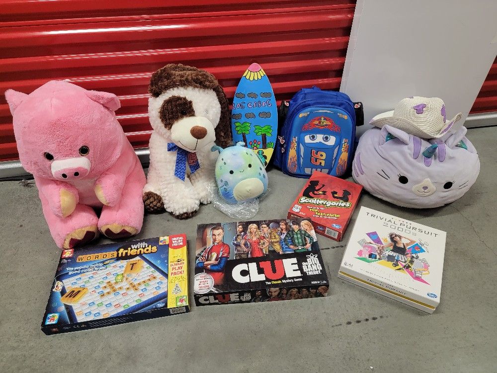 Mixed Lot Of (12) pcs, Toys, Games And Dolls,