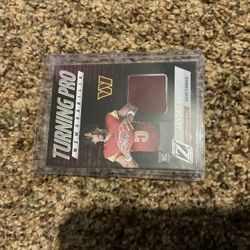 2024 Zenith Jayden Daniels Rookie Jersey Patch SP Football Card Washington Commanders Rookie Of The Year 