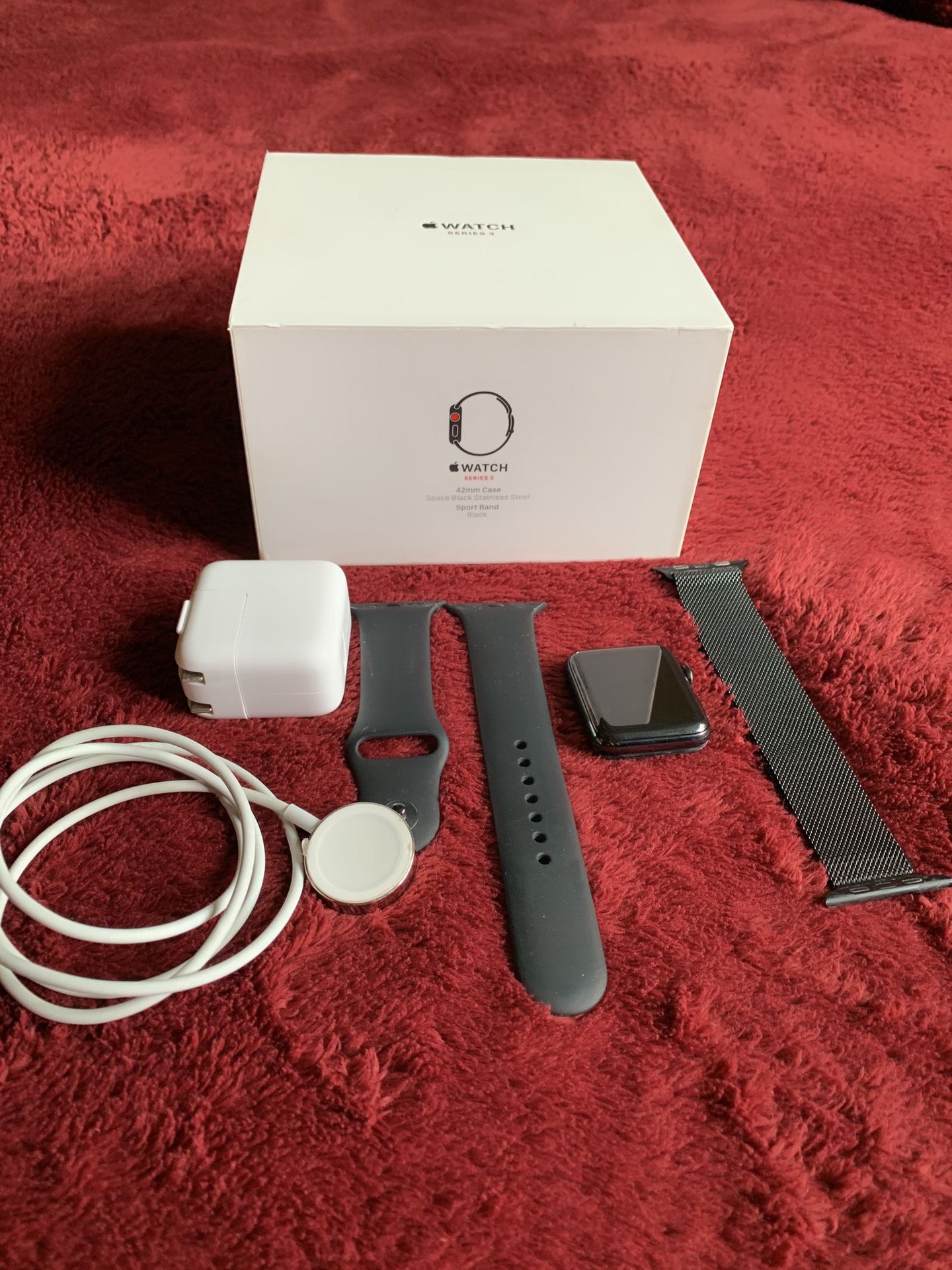 Apple Watch Series 3 stainless steel with apple care +