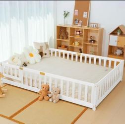 Floor Twin Bed Brand New