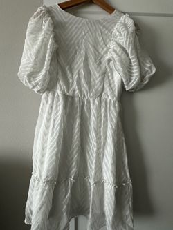 Set of 2-white summer dresses