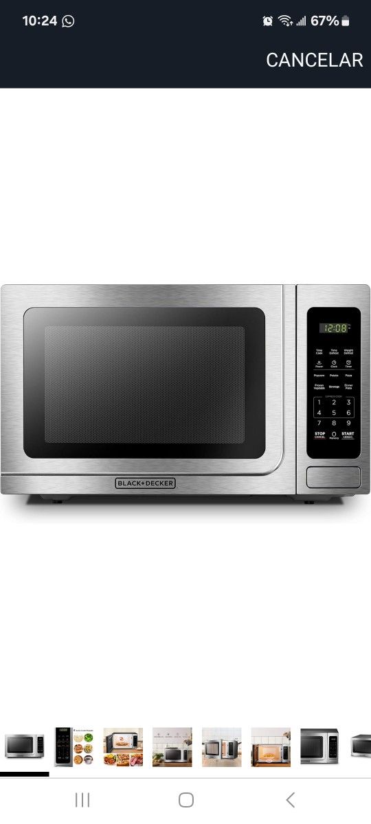 BLACK+DECKER Microondas digital