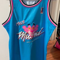 Tank Top Basketball Jersey Pink Panther Miami