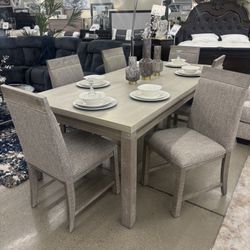 Dining Table With 6 Chairs 