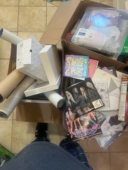Not free K-Pop Album and Merchandise Bundle Lot