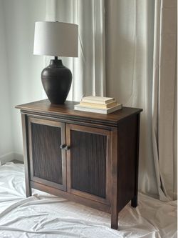 Refinished Solid Wood Accent Cabinet / Entry Table / Sideboard