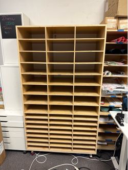 Wooden Cabinet / Storage Unit with Wheels