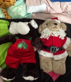 Christmas Dog & Bear