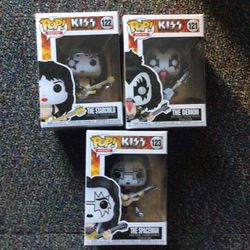 Kiss Funkos Set Of Three
