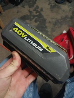 Ryobi Drill 18V and 40v Lithium 5ah