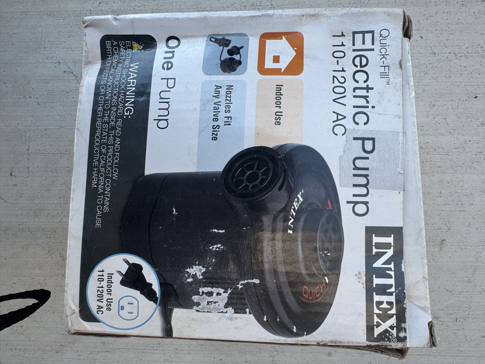 Intex Portable Air Compressor 120V