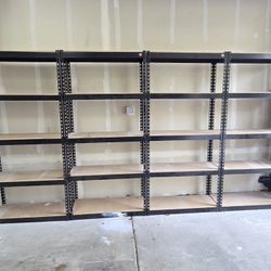 Gorilla Rack -5 Shelf Heavy Duty Adjustable Metal Garage Storage Shelving Unit in Black ( 36in. W x  72in. H x 16 in. D)