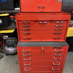 Mac Tools Tool Box Set With New lock And Keys 