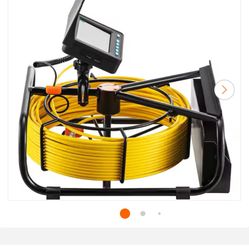 SKYSHALO Sewer Camera 164FT. 4.3 in. Screen Pipeline Inspection Camera with DVR Function Waterproof IP68 Sewer Camera