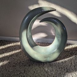  Modern Abstract Decorative Sculpture Light Green