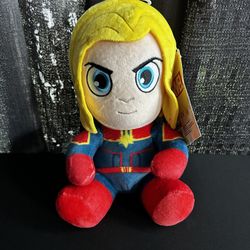 Kidrobot Captain Marvel Phunny Plush figure