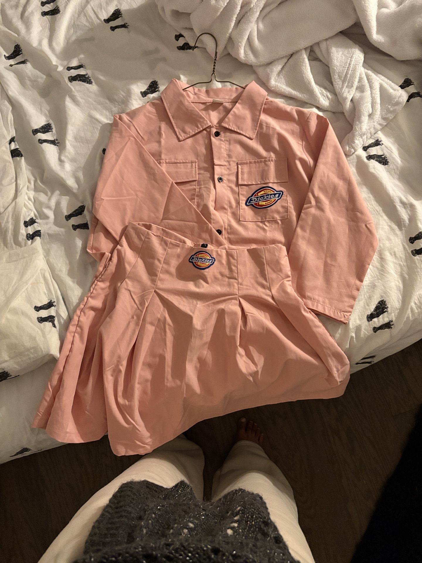 Dickies Pink Skirt And Top
