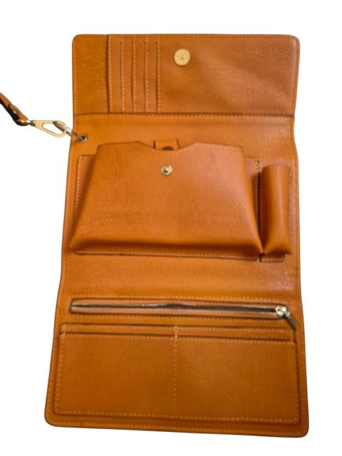 Wallet/Makeup Wristlet Bag Combo By Handbag Republic Classic brand new Carmel