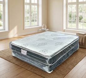 COLCHÓN NUEVO EN PLÁSTICO + BOX. ¡APROVECHA ESTA OFERTA HOY MISMO! 🚚