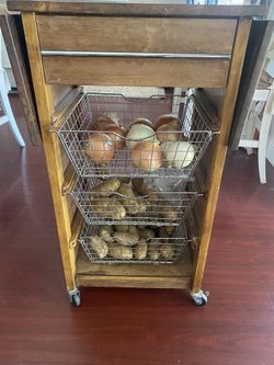 Kitchen Storage/Cutting Cart