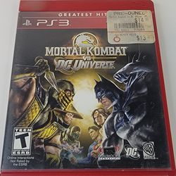 Mortal Kombat Vs DC Greatest Hits PS3
