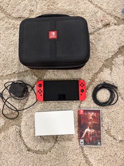 Nintendo Switch Oled Full Bundle w/Game