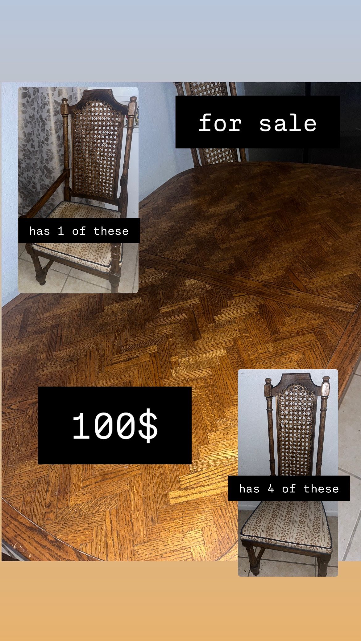 brown dining table