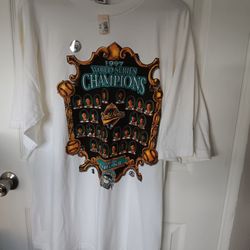 Vintage Florida Marlins T-Shirt Men XLarge Starter World Series Champ 1997