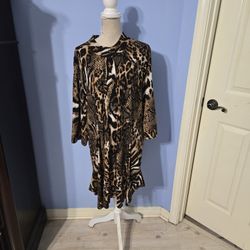 Midnight Velvet Size 2x Womens Dress 