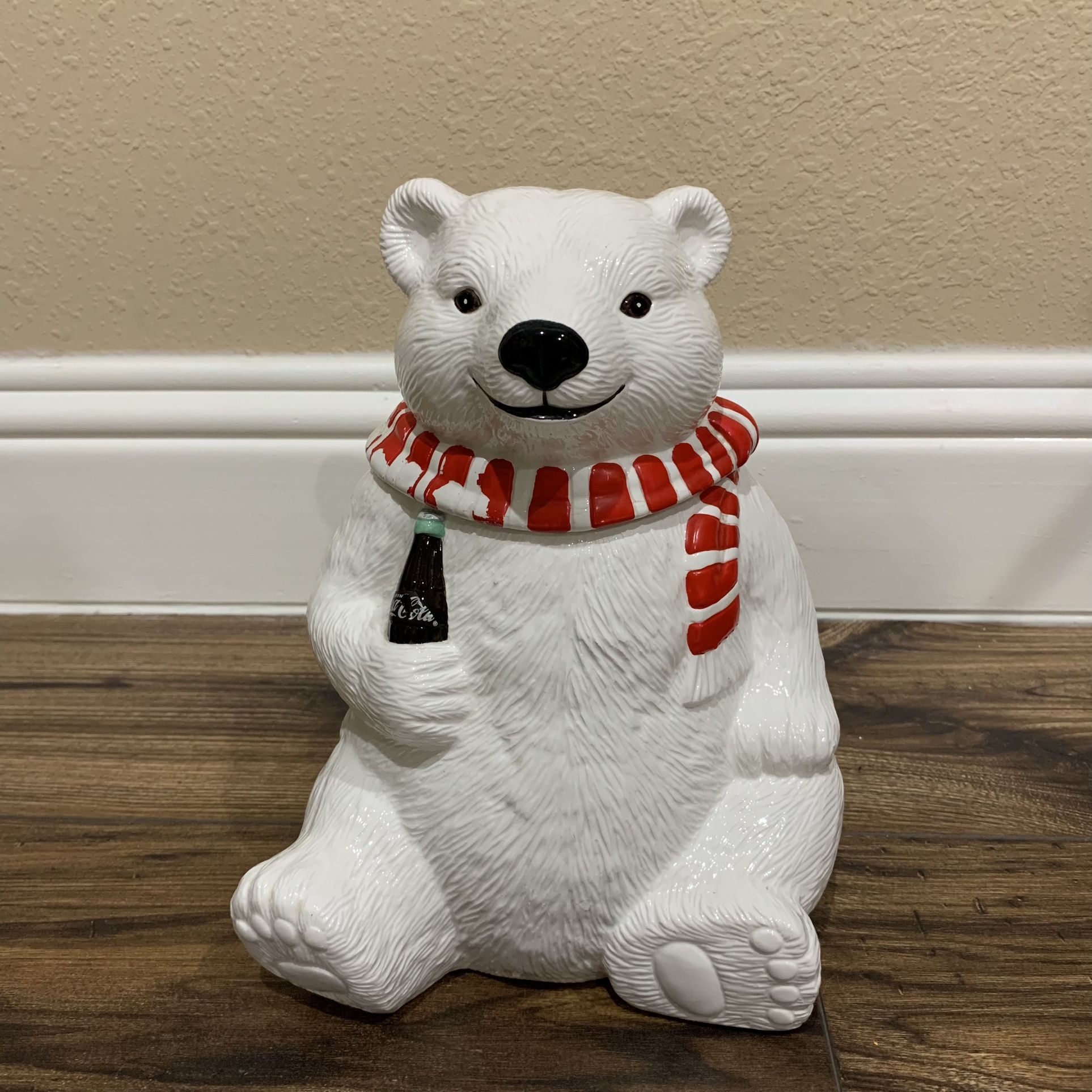 Coca Cola Polar Bear Cookie Jar