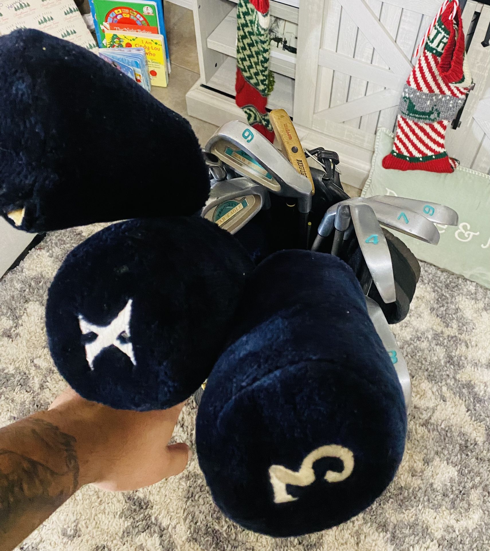 Golf Club Set With Bag & Balls. ( PRO•FORE WAR EAGLE Golf Club Set ) 