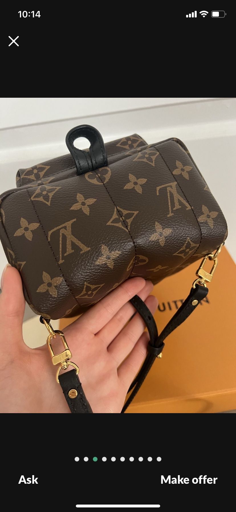 Authentic vs fake Louis Vuitton Palm Springs Mini Backpack (Real vs Fake) 