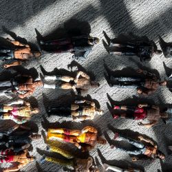 Lot of WWE/AEW action figures
