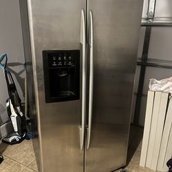 Steel Refrigerator $25