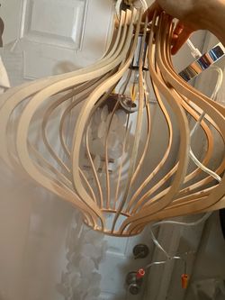 Luminaire wood fixture light
