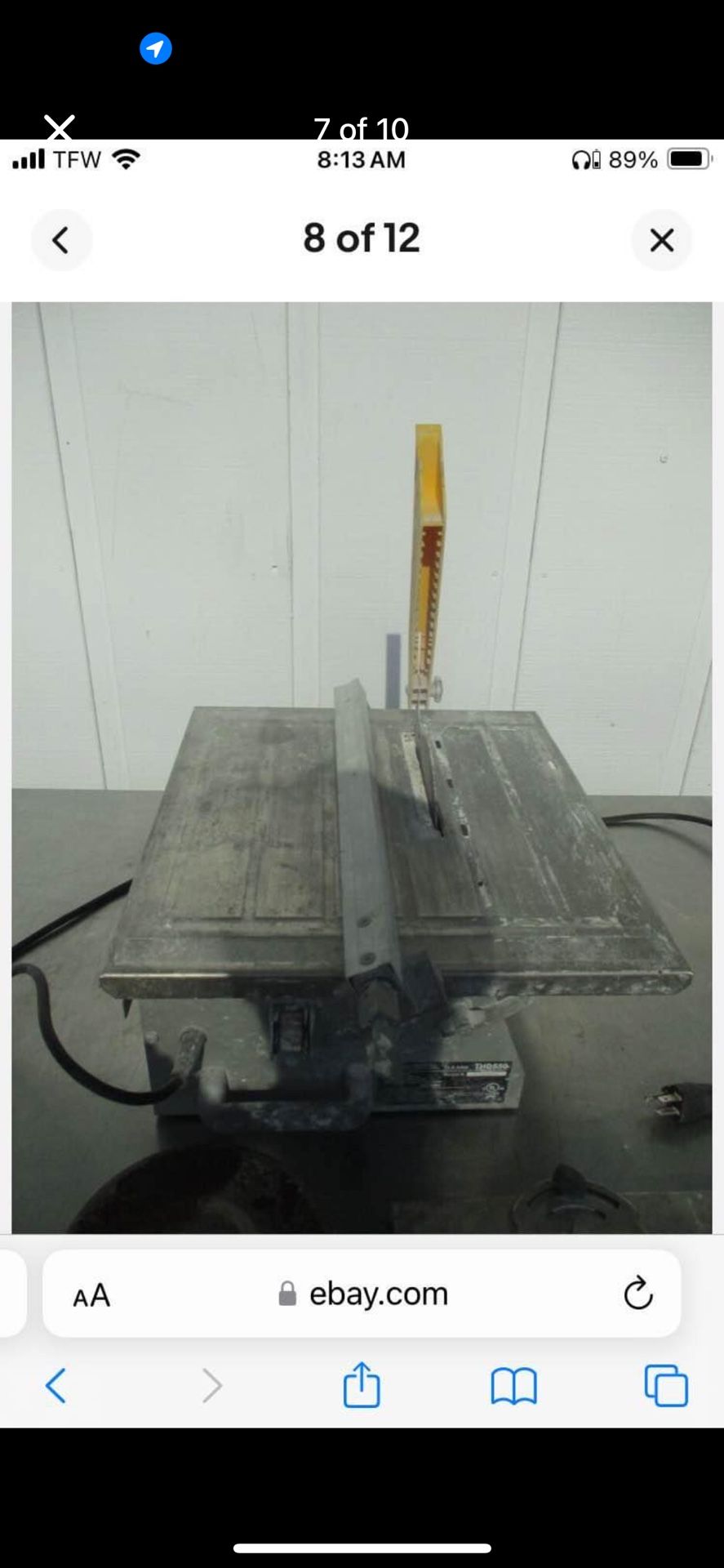 7inch Wet Tile Saw